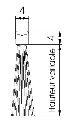 Brosses strip